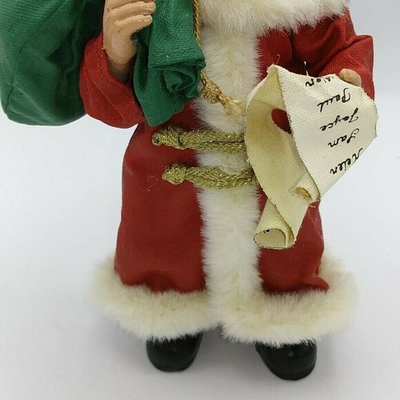 Clothtique Possible Dreams Santa #805004 Checking His List Christmas 95-96 - Picture 3 of 15